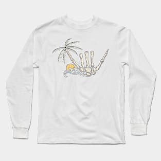 Skeleton Shaka Long Sleeve T-Shirt